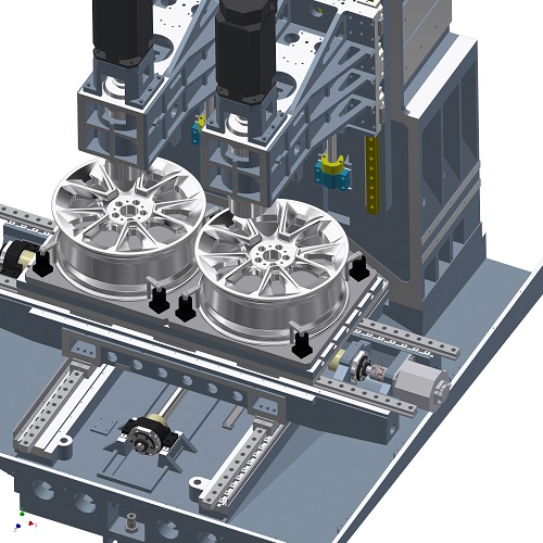雙休心T輪轂專用機的加工效果如何？